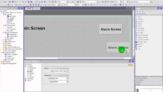 Siemens WinCC Change Screens Tutorial Pt 15 avi
