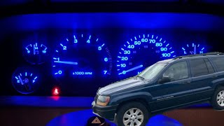 INSTALLING LED GAUGE CLUSTER LIGHTS *JEEP WJ BUILD*