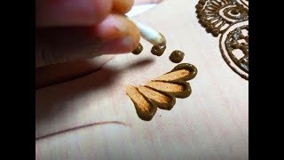 Very Very Easy Mehndi Design Using Ear Bud