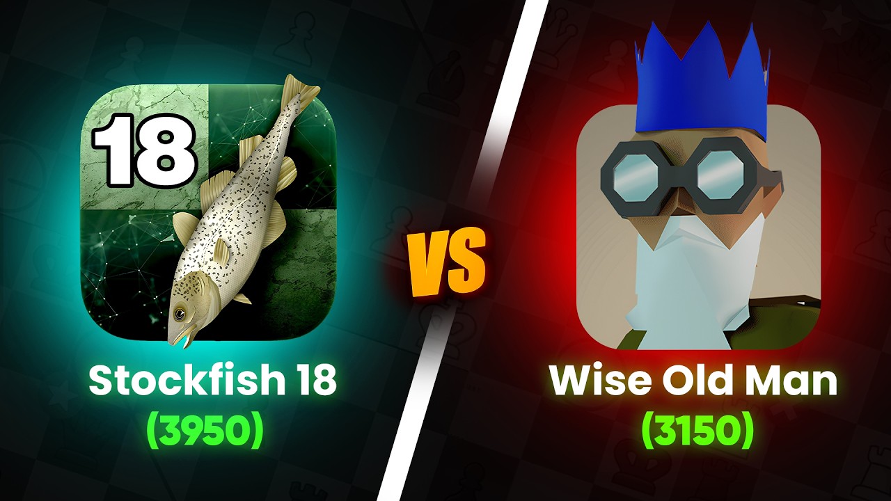 With 5 Brilliant Moves Stockfish 18 Surprised the Wise Old Man!!