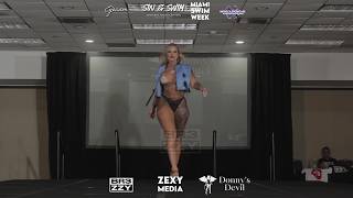 Donnys Devil Crystal Elegance Model .Official Miami Swim Week 2025 Unveiled