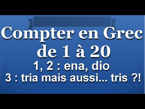 Vidéo: Quel est le nombre 10 en grec ?