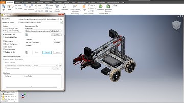 V5 Clawbot - Inventor 2019 - video 14 - Pack and Go
