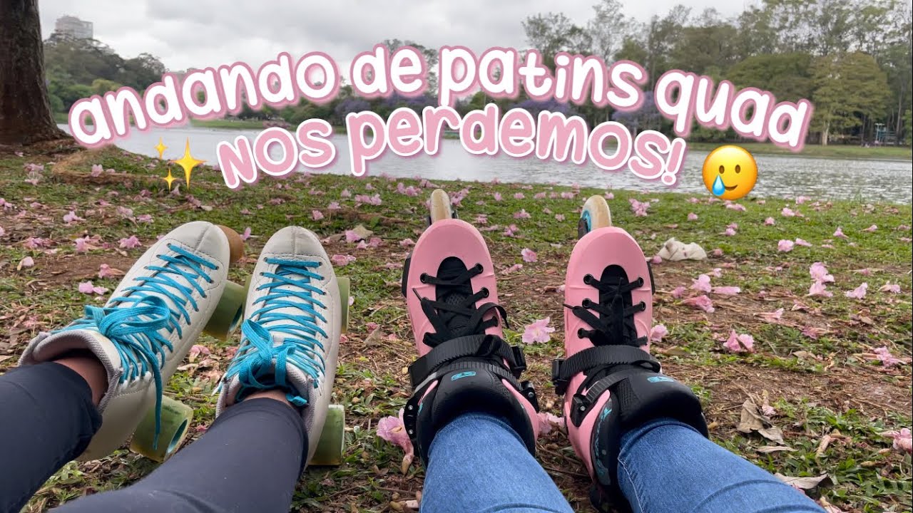 ANDANDO DE PATINS QUAD NO IBIRAPUERA (nos perdemos) 🛼✨