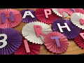 Birthday Decoration Ideas at Home/ DIY Easy Party Home Decorations | #009 |