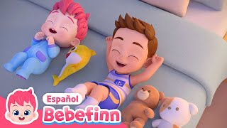 Diez en la Cama🎶😴 | Canciones Infantiles | Bebefinn en español