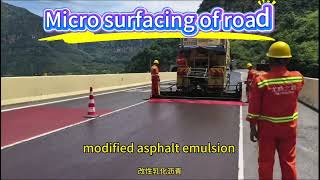 Micro-surfacing is a preventive maintenance .#slurry seal#Micro-surfacing #asphalt emulsion