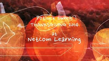 Thanksgiving 2014 at NetCom Learning