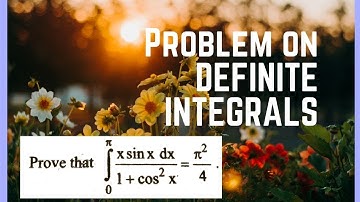 ABTA MATH QUESTION 4  integral 0 to pi (xsinx/1+cos^2 x) dx