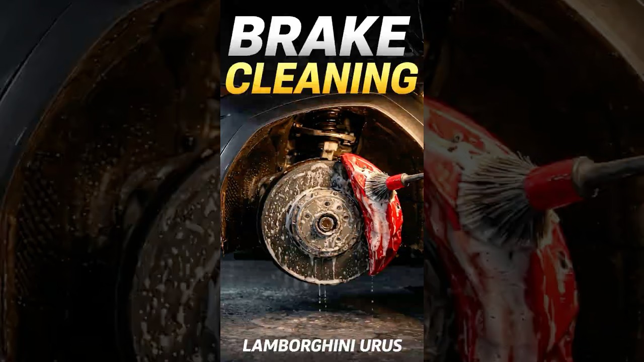 Wheels & Brakes Deep Clean | Lamborghini Urus ASMR Restoration (Part-4)