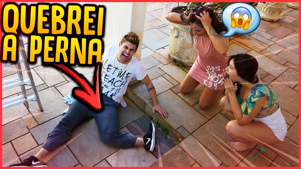 QUEBREI A PERNA FEIO!! - TROLLANDO MINHAS AMIGAS [ REZENDE EVIL ]