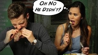 Our Awkward First Date with SORTED Food | BLOOPERS
