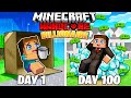 I Survived 100 DAYS as a BILLIONAIRE in HARDCORE Minecraft!