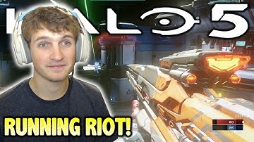 SUPER FIESTA RUNNING RIOT! (Halo 5 Warzone)