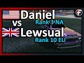 Daniel (Rank 3 NA) vs Lewsual (Rank 10 EU) | Rocket League 1v1