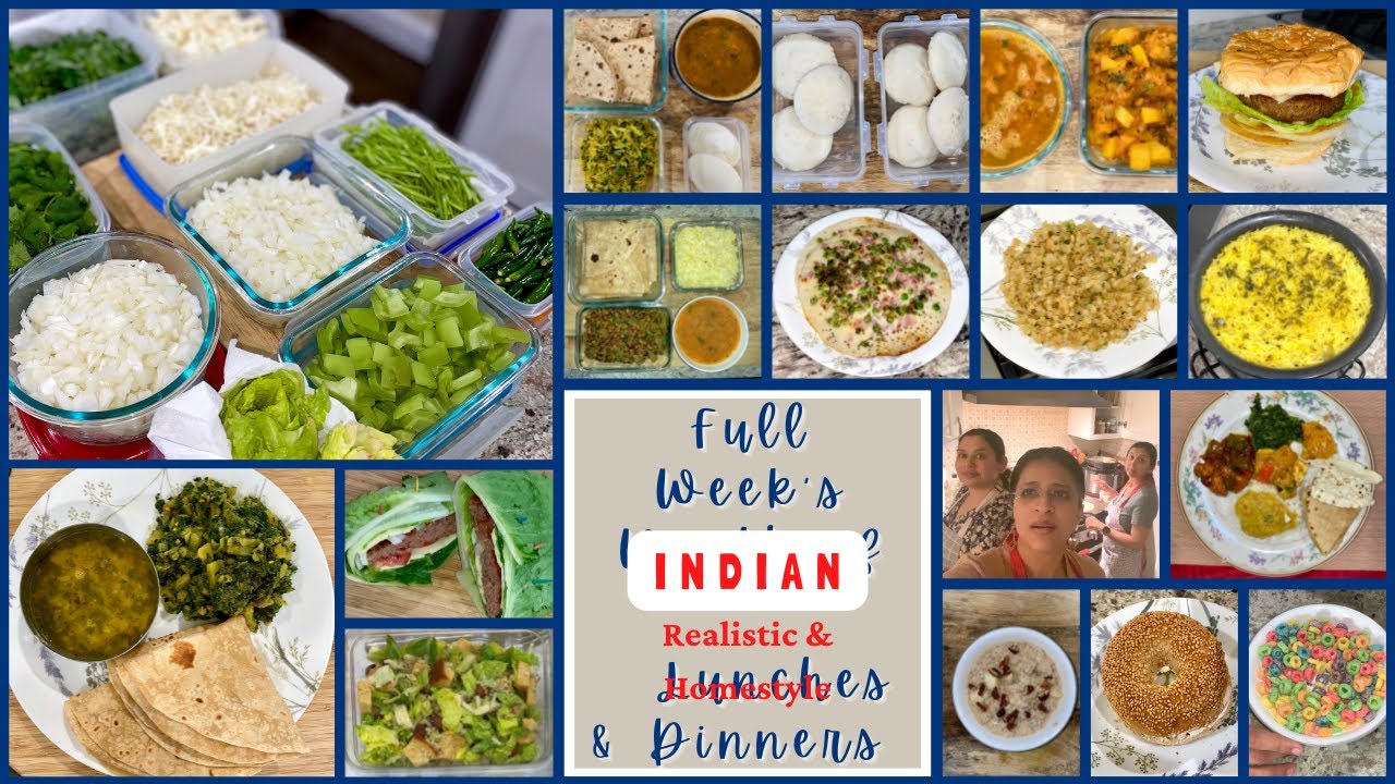 Indian Weekly Meal Planning Prep II Realistic Homestyle Indian indian-weekly-meal-planning-prep-ii-realistic-homestyle-indian