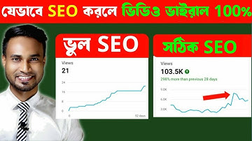Youtube Channel SEO Full Course| Youtube Videos SEO Bangla Tutorial for Beginners | SEO Kivabe Korbo