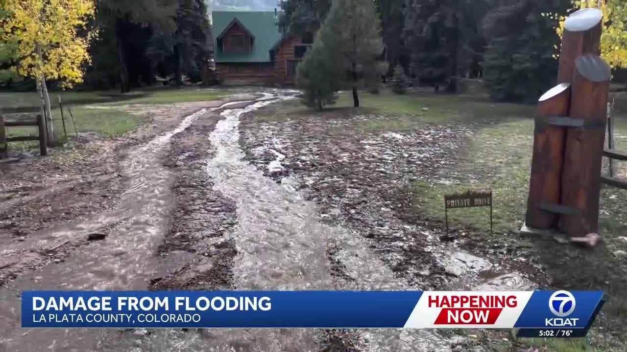 Crews assess damage from flooding in Southwest Colorado - YouTube