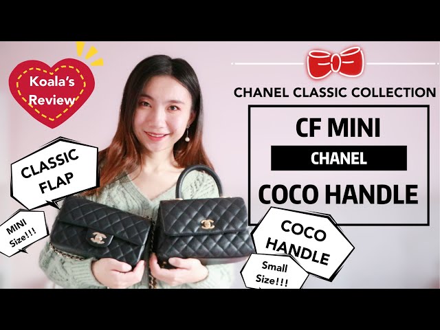 Chanel Coco Handle Mini vs Chanel Mini Flap Comparison + Honest Review +  WIMB + Modshots 