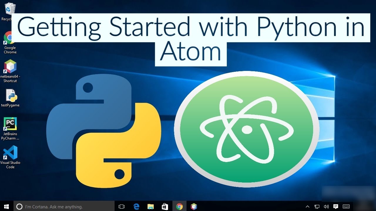 Atom Execute Python