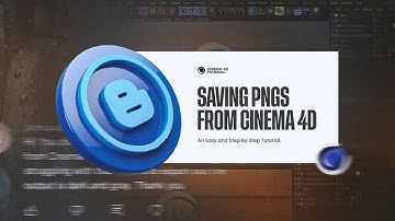 Save High-Quality PNG Files in Cinema 4D | Simple Guide for Beginners.