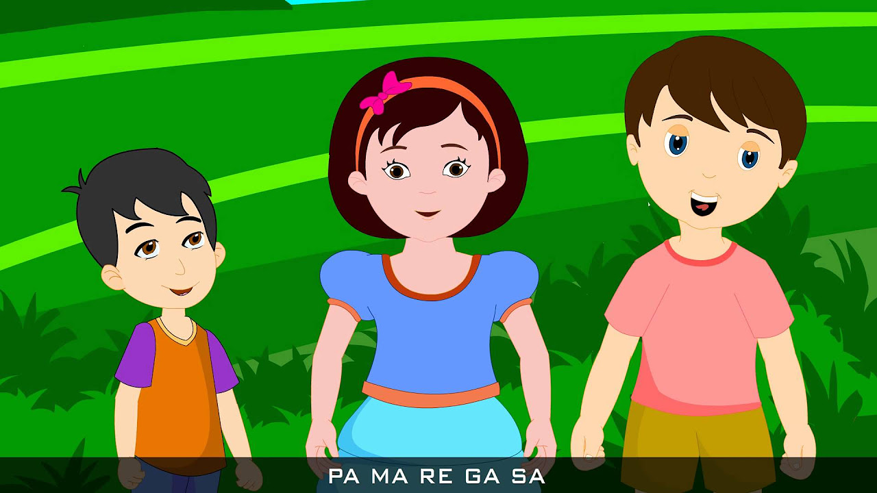 Sare Ke Sare Gama Ko Lekar   Childrens Popular Animated Film Songs