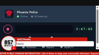 Phoenix Police Department Scanner | Real-World On Patrol Dispatch