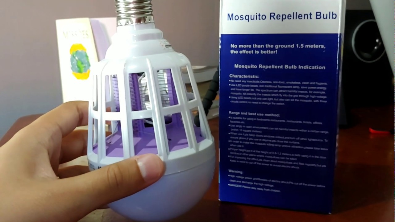 Lâmpada Mata Mosquito | Repelente eletrônico
