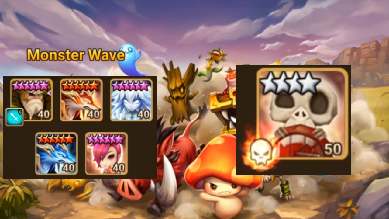 Monster Subjugation Fire Wave - Summoners War