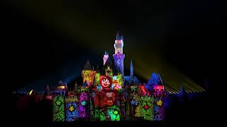 🏰 Mickey's Mix Magic - Disneyland 💡 Magic over Disney  Lighting Show 3D Recreation