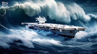 Why MONSTER WAVES Can't Sink US Navy's LARGEST Aircraft Carriers