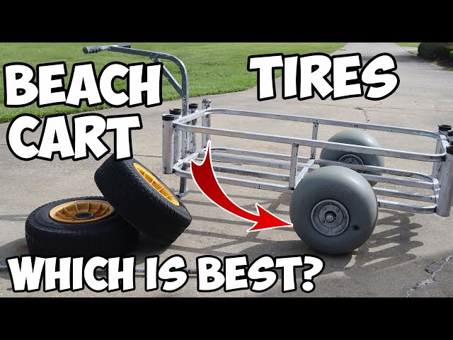 You MUST Put These TIRES On Your BEACH CART! Beach Cart Tire