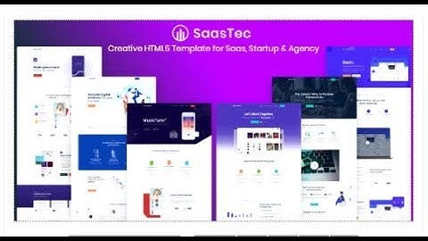 App Landing and Saas - Saastec | Themeforest Templates