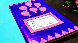 Register Decorations Ideas||School Attendance register decoration ||5 minute craft