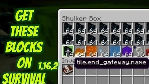 How to GET ALL SECRET BLOCKS 🌌 NEW ! SURVIVAL mcpe pc xbox switch PS4