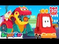 Go Get The Dinosaur Armored Car🚗💨 | Epic Rescue Car Cartoons &amp; Kids Songs 🎶 | LEFUN Kids TV
