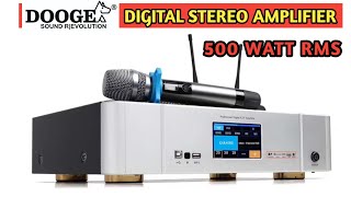 Doogesound 500 Watt Stereo Amplifier Doogesound Digital Amplifier Best Digital Amplifier