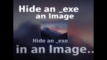 cacher un .exe dans une image