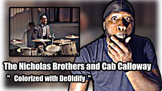 Stormy Weather in color  The Nicholas Brothers and Cab Calloway | Colorized with DeOldify REACTION