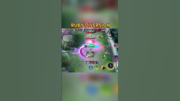 Ruby Make Diversion For Team | Dapinpin #ruby #mlbb #mobilelegends #dapinpin