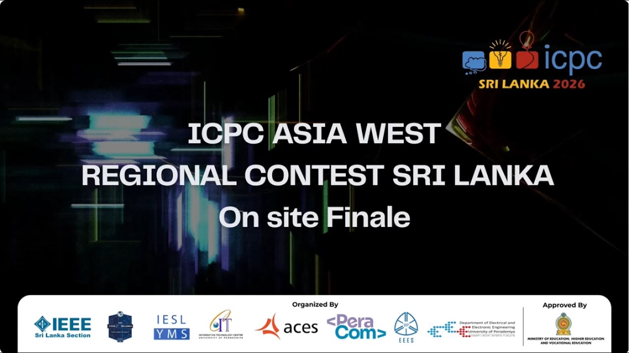 ICPC Sri Lanka 2025/26