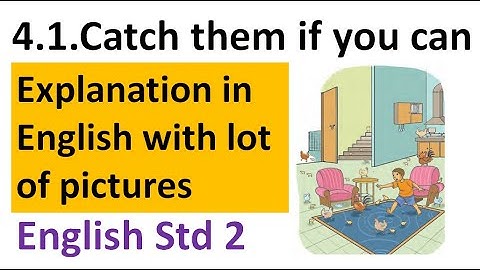 Catch them if you can Poem  class 2 Balbharati English Explanation with pictures by Rashmi Sudev