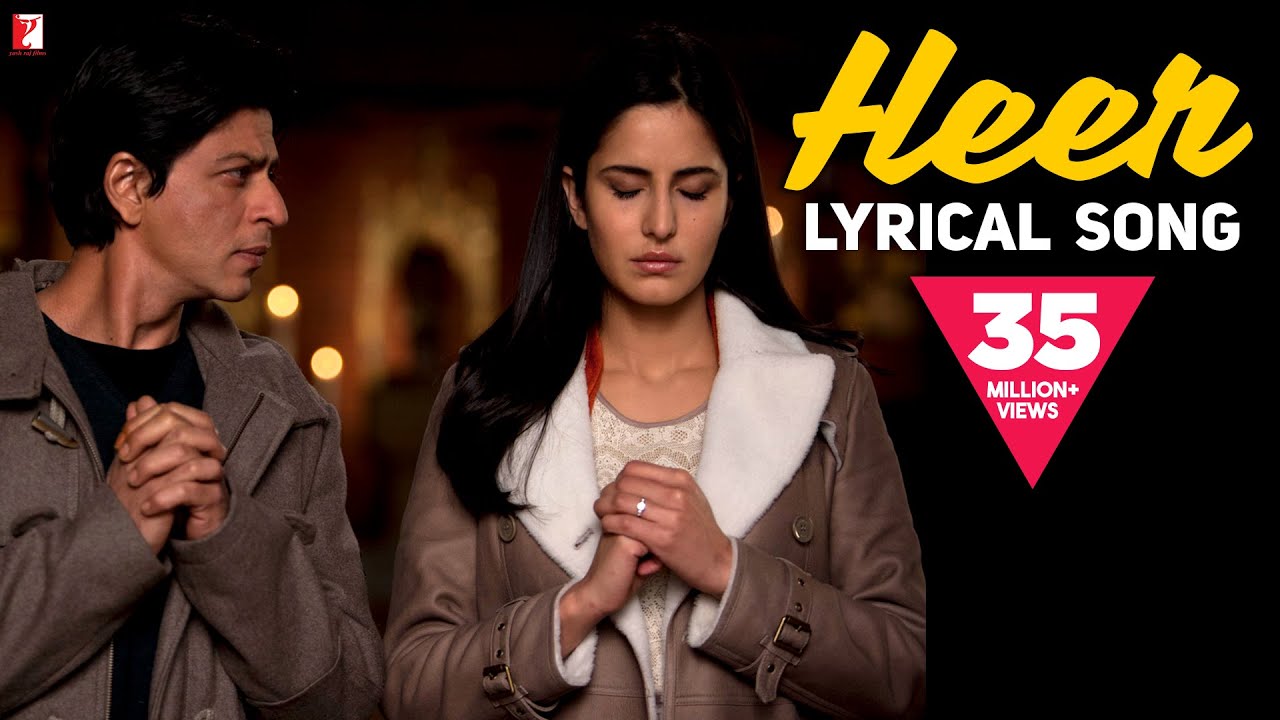 Lyrical  Heer  Song with Lyrics  Jab Tak Hai Jaan  Shah Rukh Khan Katrina  A R Rahman  Gulzar