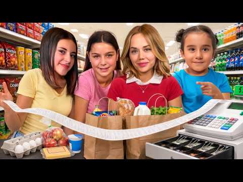 GIANT GROCERY HAUL ?! 🛒/ Organizing Our Fridge ! | Gamze Karta Öykü Karta