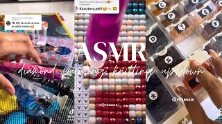 [ASMR TikTok Compilation] Diamond Painting and Knitting Up/Down