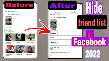 How to hide FACEBOOK friend list | updated 2022
