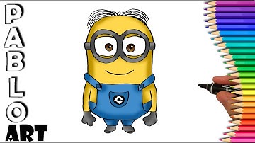 How to draw Dave from Minions | Learn to Draw  step by step