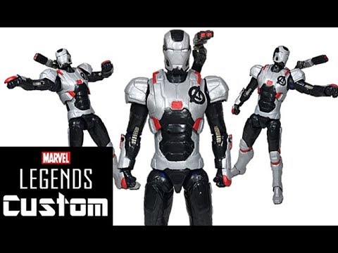 Figure Custom Marvel Legends Avengers Endgame War Machine Team Uniform Quantum Suit Hasbro Figure