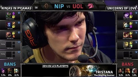 Ninjas in Pyjamas vs Unicorns of Love | Game 1 for 3rd place S4 EU CS #2 Summer 2014 Playoffs