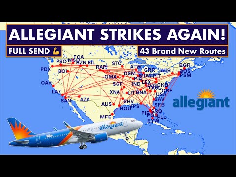 Video: Ar Allegiant Air skrenda iš Albany NY?
